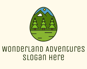 Outdoor Adventure Egg logo design