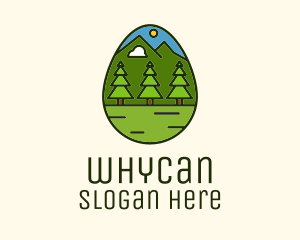 Mountaineer - Outdoor Adventure Egg logo design