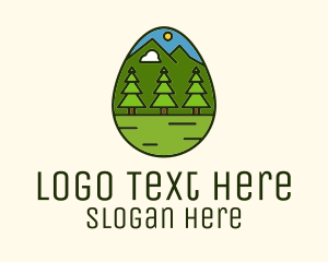 Ecology - Outdoor Adventure Egg logo design