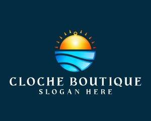 Cloche - Sunset Cloche Catering logo design