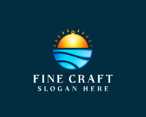 Sunset Cloche Catering logo design