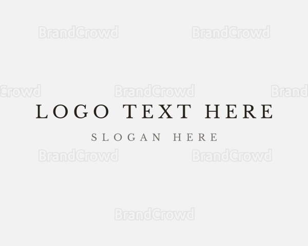 Premium Classy Company Logo