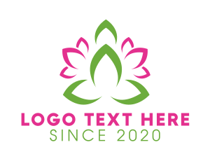 Bouquet - Lotus Spa Yoga logo design