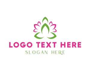 Spa - Lotus Spa Yoga logo design