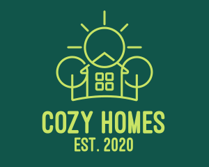 Housing - Green Residential Housing logo design