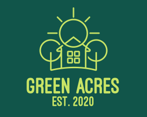 Green Residential Housing logo design