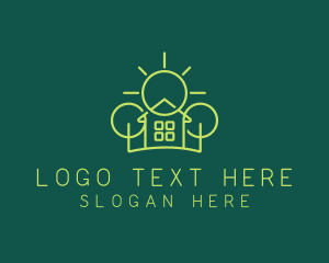 Green Residential Housing logo design