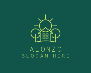 Green Residential Housing logo design