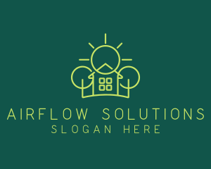 Green Residential Housing logo design