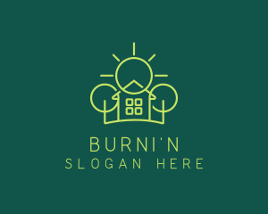 Green Residential Housing logo design