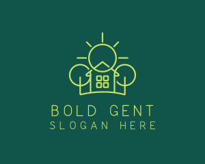 Green Residential Housing logo design