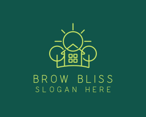 Green Residential Housing logo design