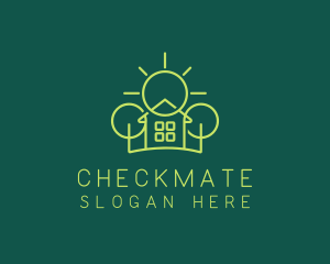 Green Residential Housing logo design