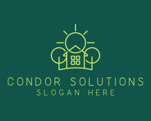 Green Residential Housing logo design