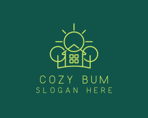 Green Residential Housing logo design