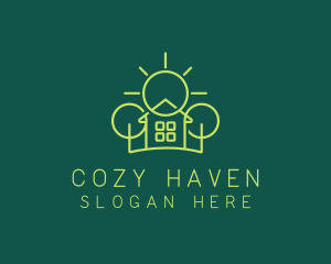 Green Residential Housing logo design