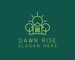 Green Residential Housing logo design