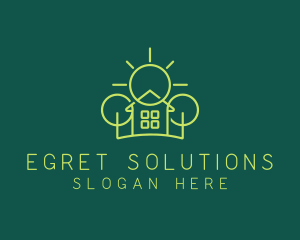 Green Residential Housing logo design