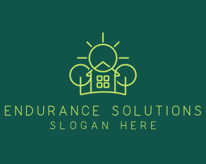 Green Residential Housing logo design