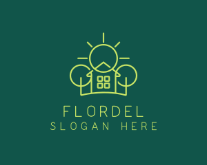 Green Residential Housing logo design