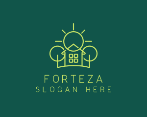 Green Residential Housing logo design