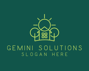 Green Residential Housing logo design