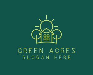 Green Residential Housing logo design