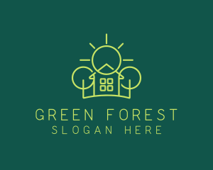 Green Residential Housing logo design