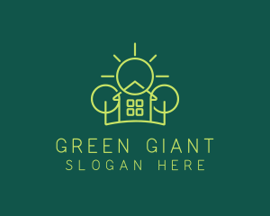 Green Residential Housing logo design