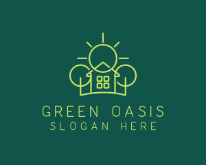 Green Residential Housing logo design