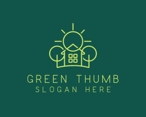 Green Residential Housing logo design