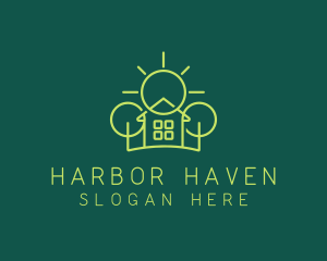 Green Residential Housing logo design