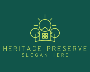 Green Residential Housing logo design