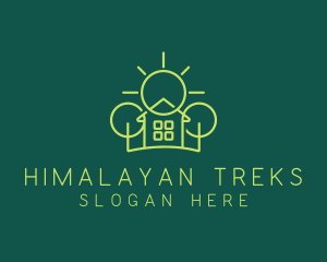 Green Residential Housing logo design