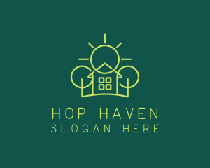 Green Residential Housing logo design