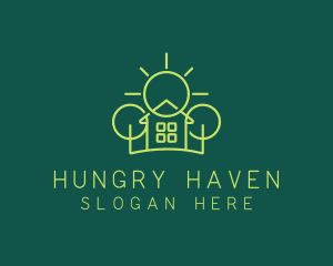 Green Residential Housing logo design