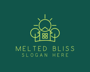 Green Residential Housing logo design