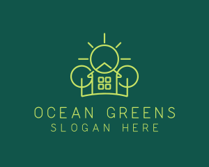 Green Residential Housing logo design