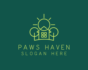 Green Residential Housing logo design