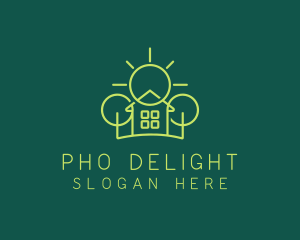 Green Residential Housing logo design