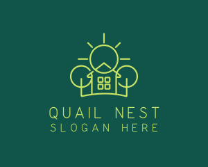 Green Residential Housing logo design