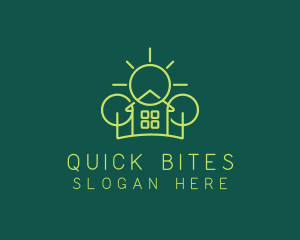 Green Residential Housing logo design