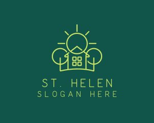 Green Residential Housing logo design