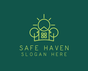 Green Residential Housing logo design