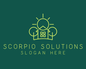 Green Residential Housing logo design