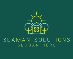 Green Residential Housing logo design