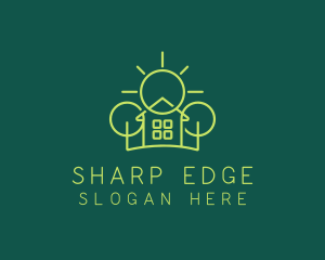 Green Residential Housing logo design