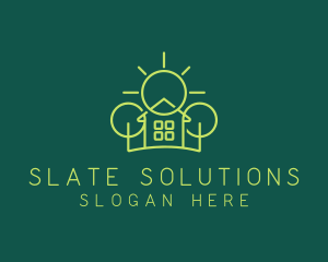 Green Residential Housing logo design