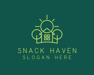 Green Residential Housing logo design