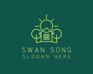 Green Residential Housing logo design